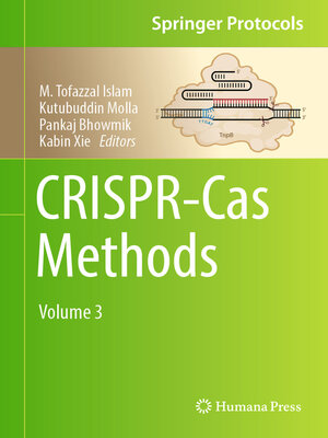 cover image of CRISPR-Cas Methods, Volume 3